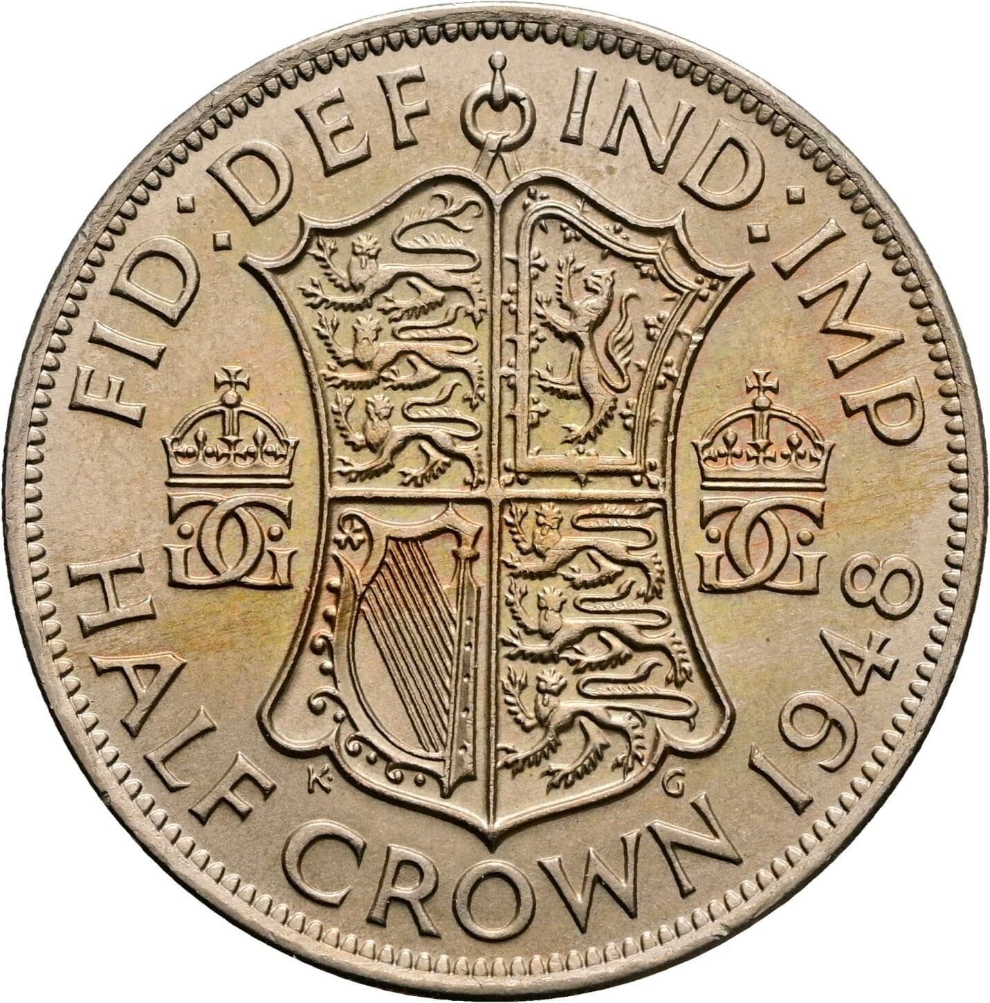 Half Crown George VI. 1936-1952 1948 – Rückseite