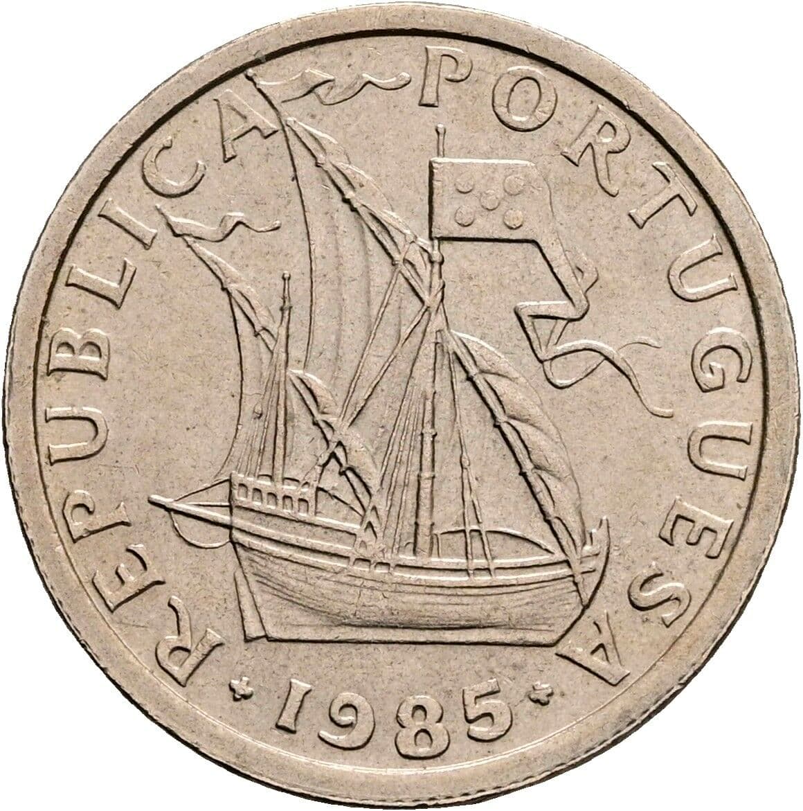 2 1/2 Escudos 1985 – Rückseite