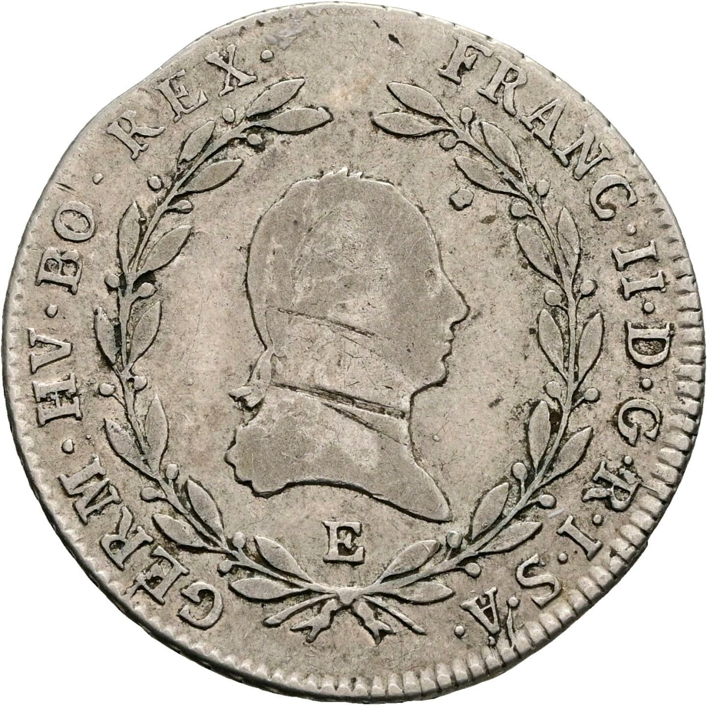 20 Kreuzer Franz II. (I). 1792-1835 1803 E, Karlsburg – Vorderseite