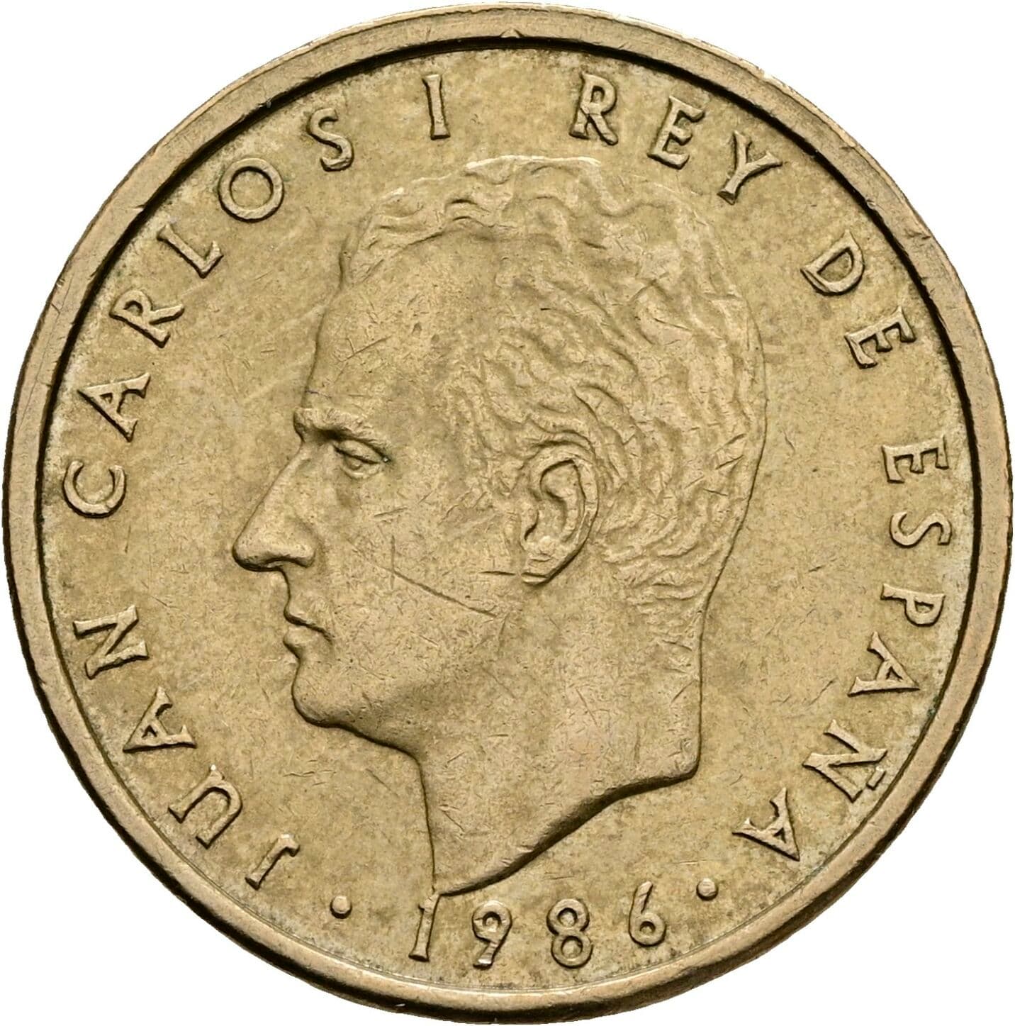 100 Pesetas Juan Carlos (1975-2014) 1986 – Vorderseite