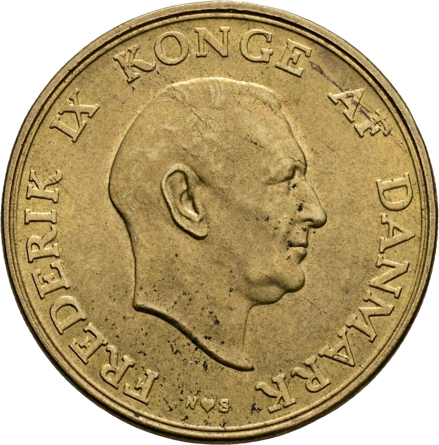 2 Kroner Friedrich IX. (1947-1972) 1947 – Vorderseite