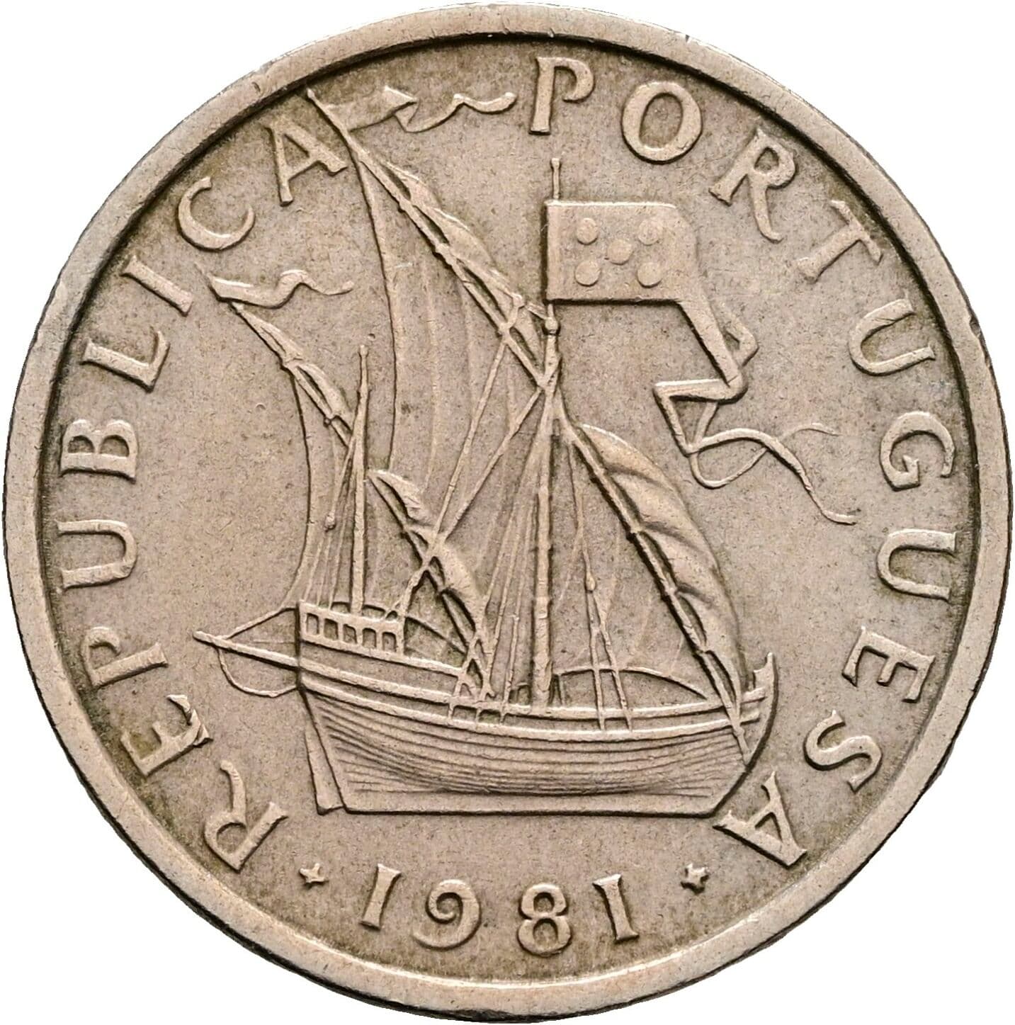 5 Escudos 1981 – Vorderseite
