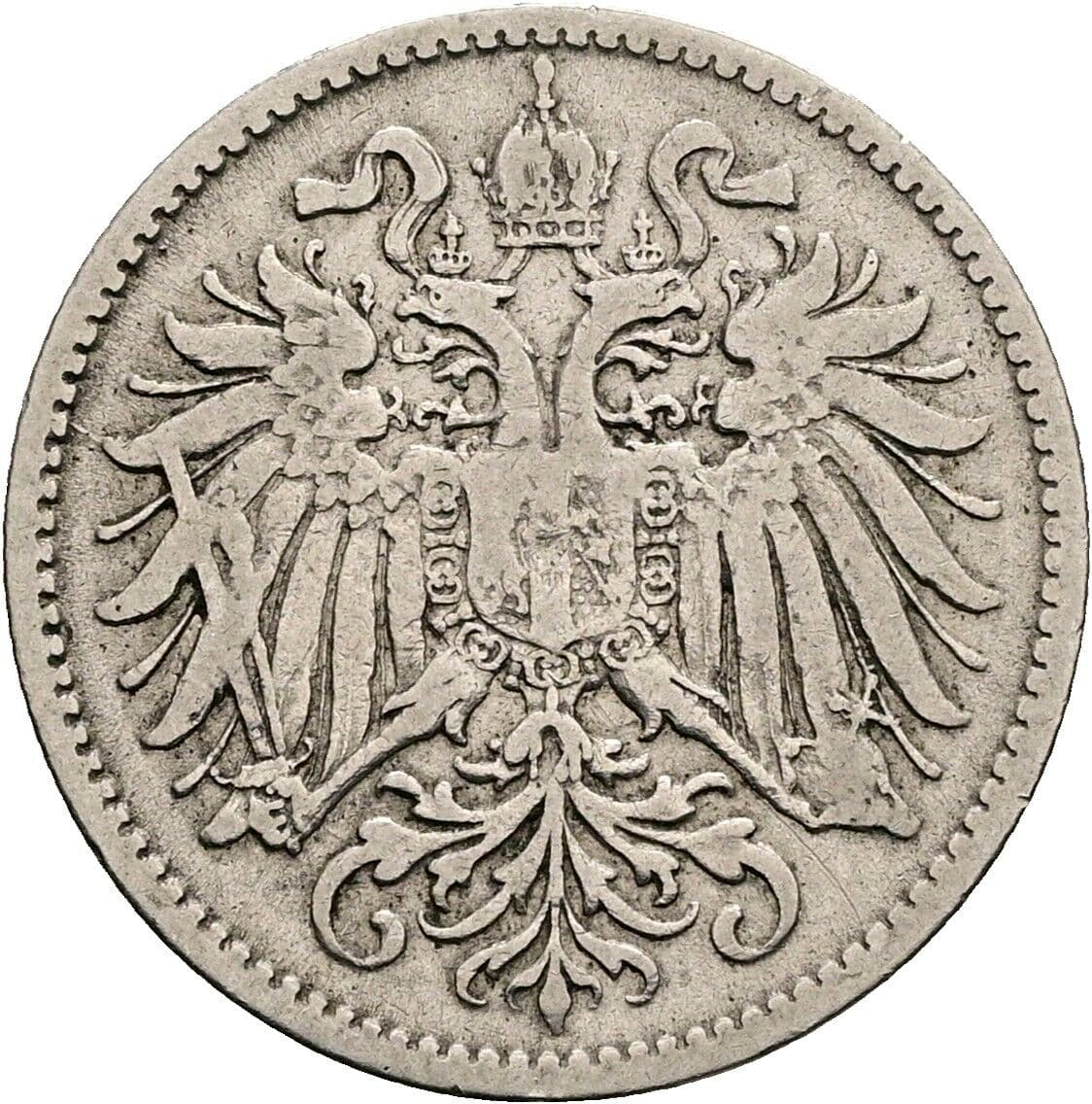 10 Heller Franz Joseph I. 1848-1916 1893 – Rückseite