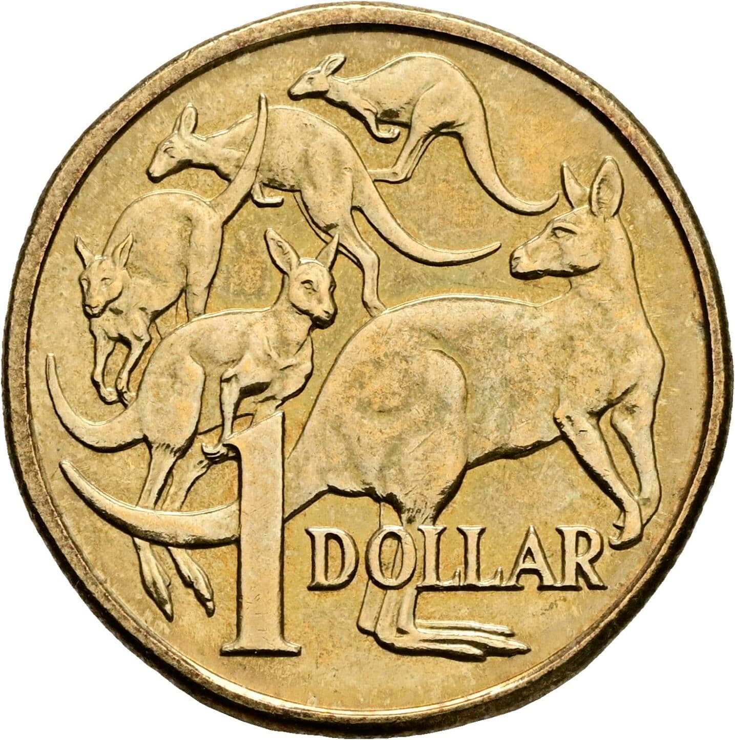 1 Dollar Elisabeth II. 1952-2022 1984 – Rückseite