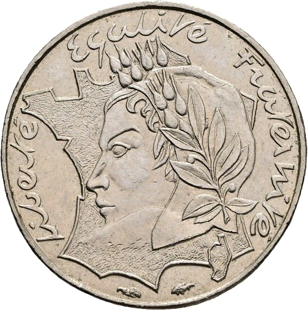 10 Francs 1986 – Vorderseite