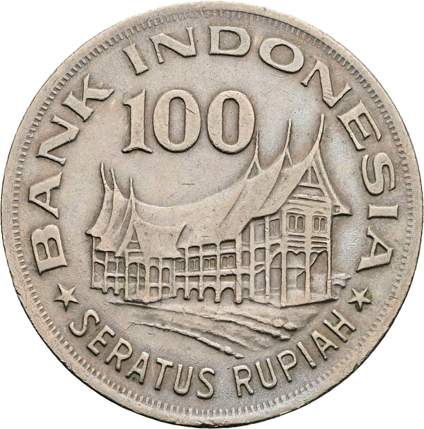 100 Rupiah 1978 – Vorderseite