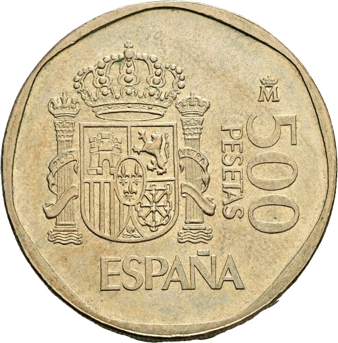 500 Pesetas 1988 – Rückseite