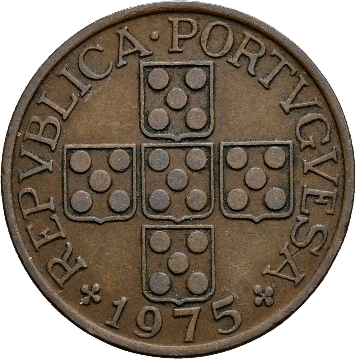 1 Escudo 1975 – Rückseite