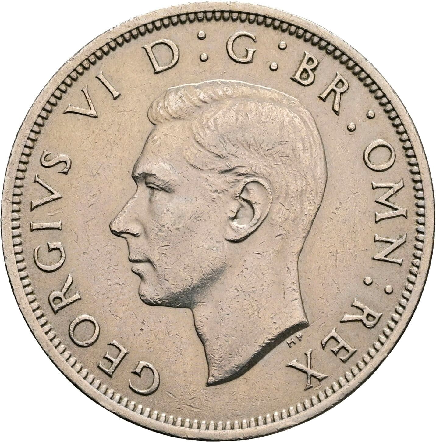Half Crown George VI. 1936-1952 1948 – Vorderseite