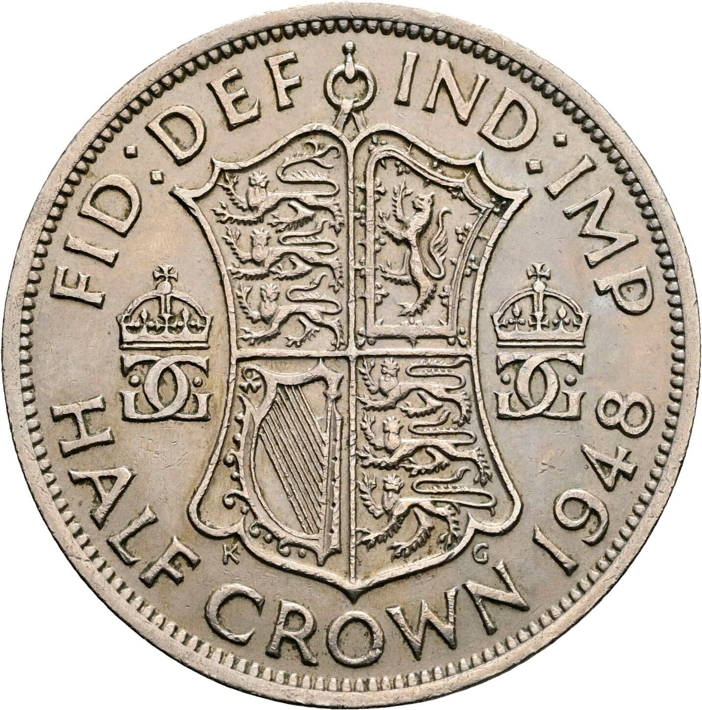 Half Crown George VI. 1936-1952 1948 – Rückseite