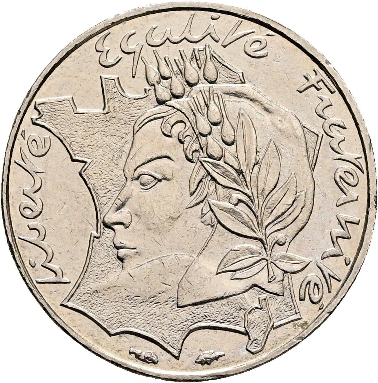 10 Francs 1986 – Vorderseite