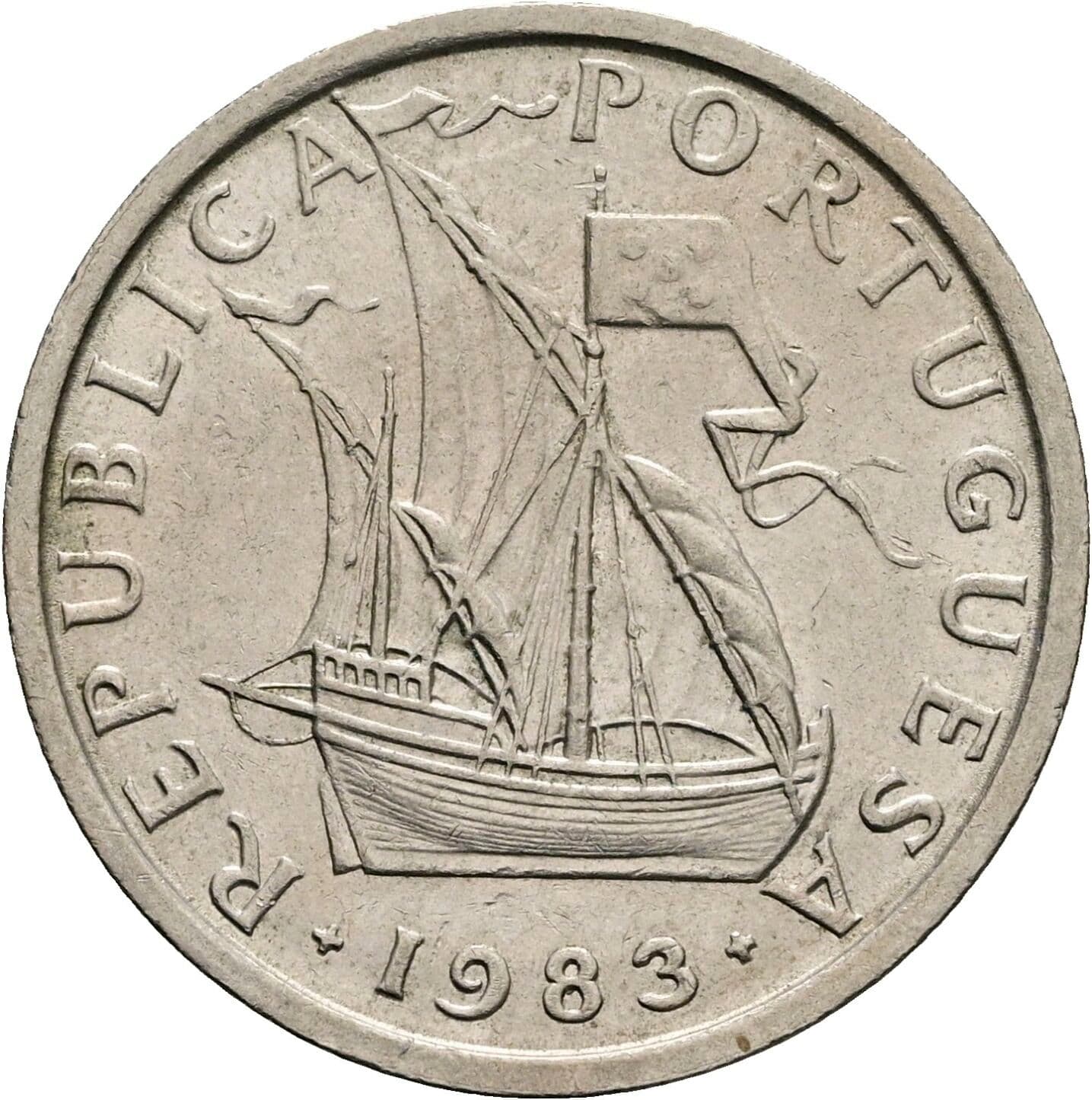 5 Escudos 1983 – Vorderseite