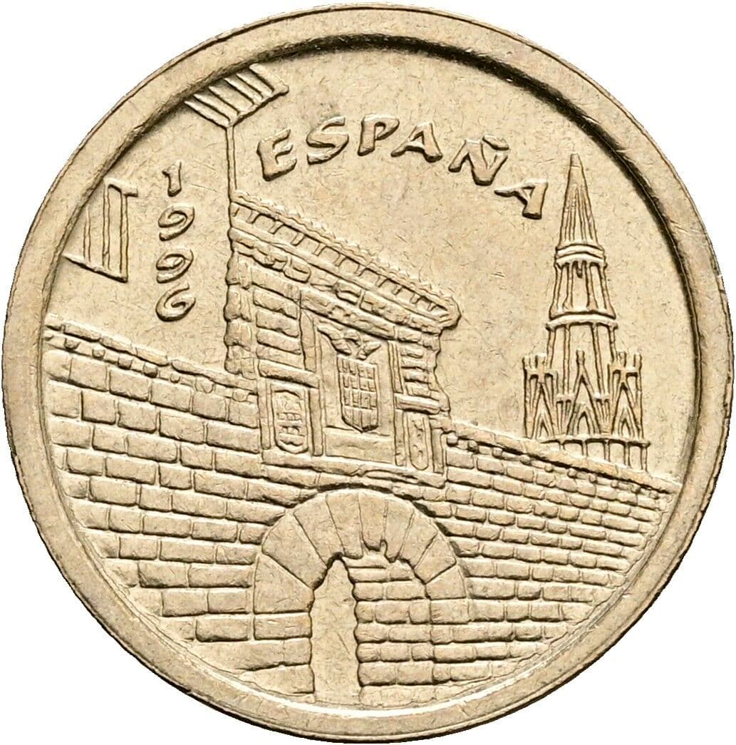 5 Pesetas Juan Carlos (1975-2014) 1996 – Vorderseite