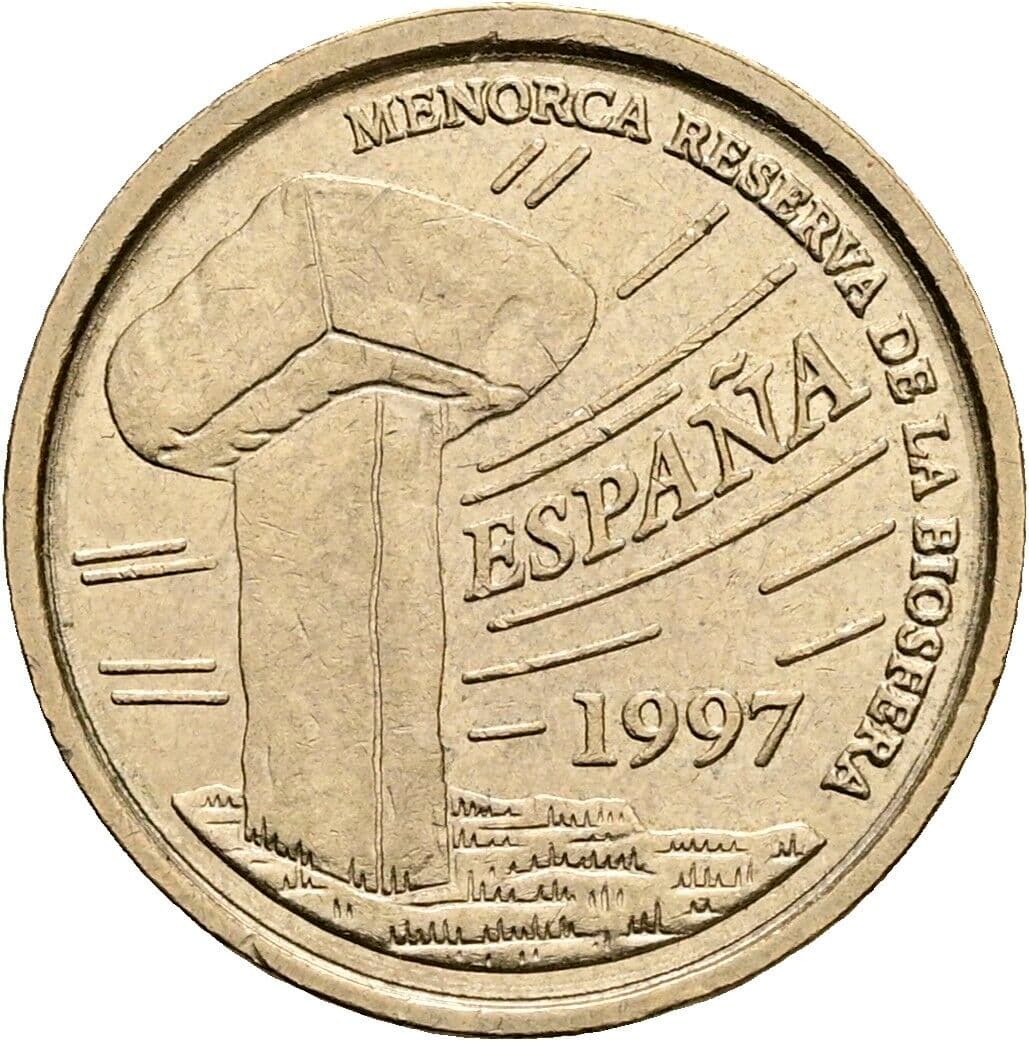 5 Pesetas Juan Carlos (1975-2014) 1997 – Rückseite