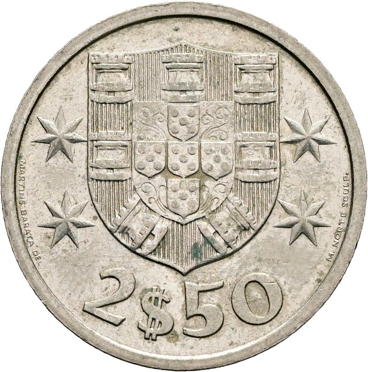 2 1/2 Escudos