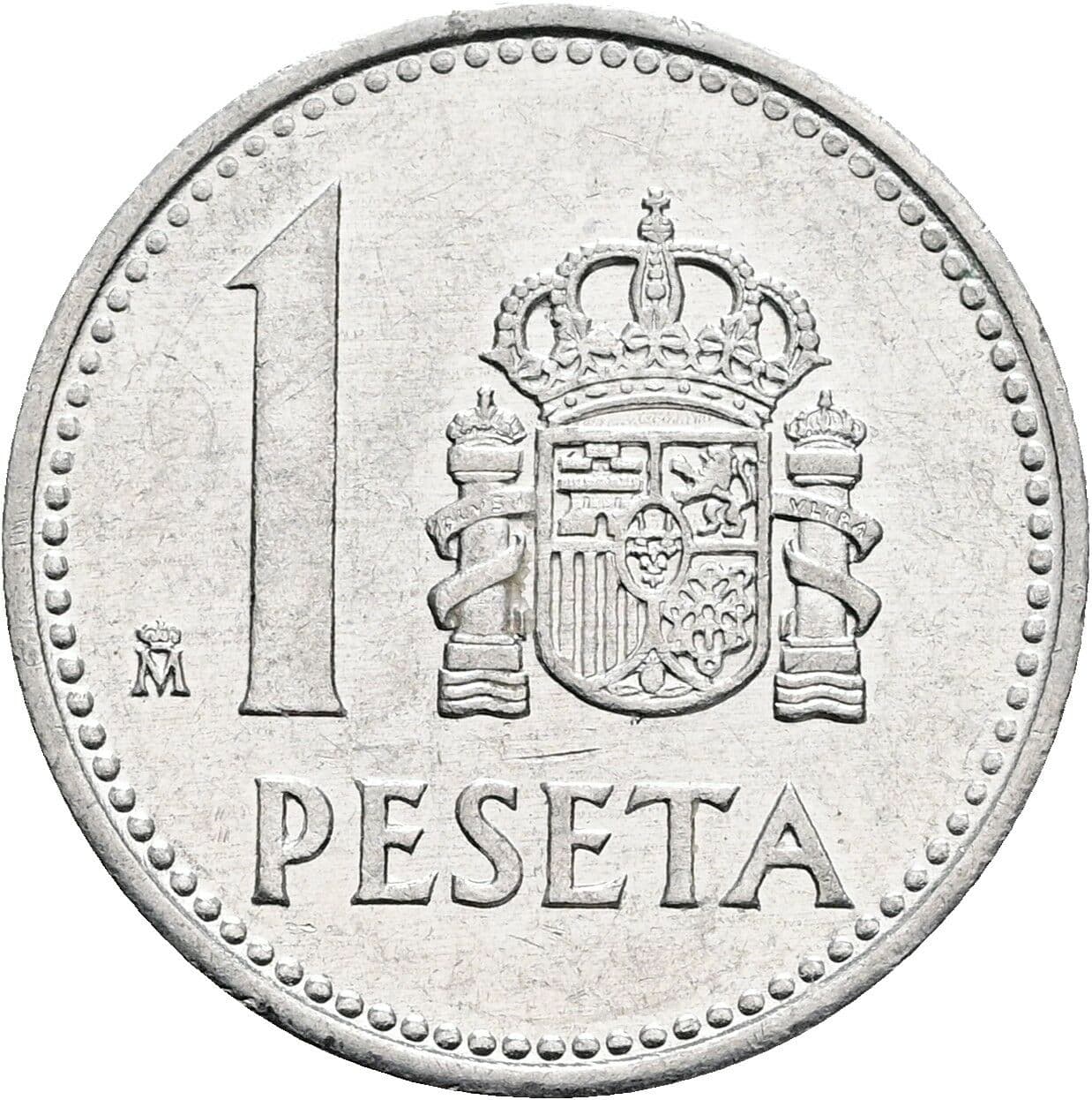 1 Peseta Juan Carlos (1975-2014) 1987 – Rückseite