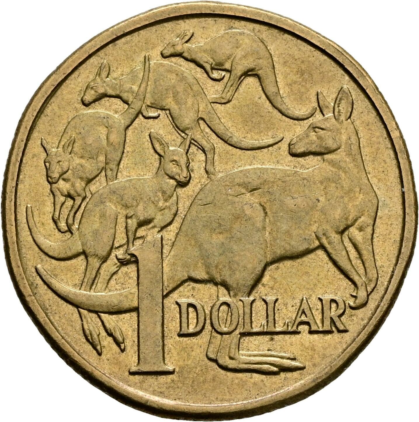1 Dollar Elisabeth II. 1952-2022 1984 – Rückseite