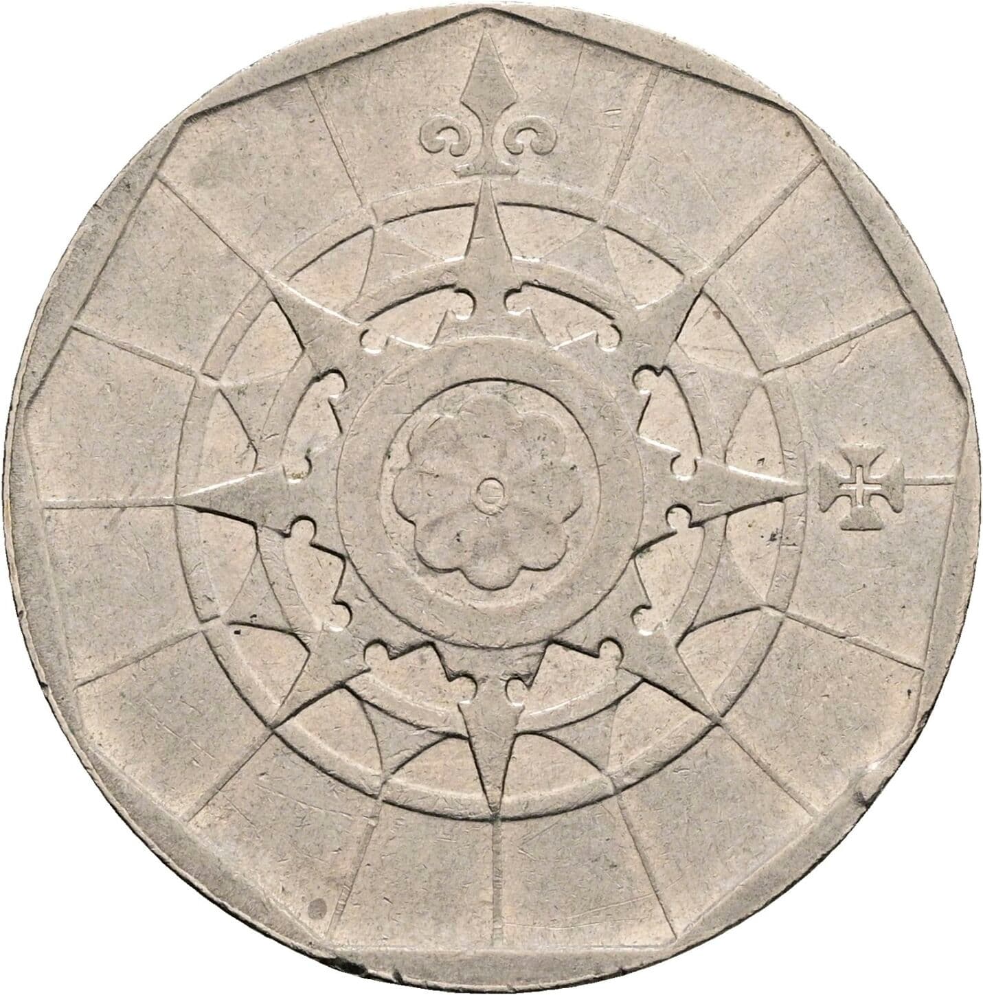 20 Escudos 1987 – Rückseite