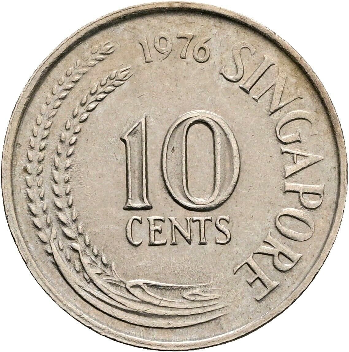 10 Cents 1976 – Vorderseite