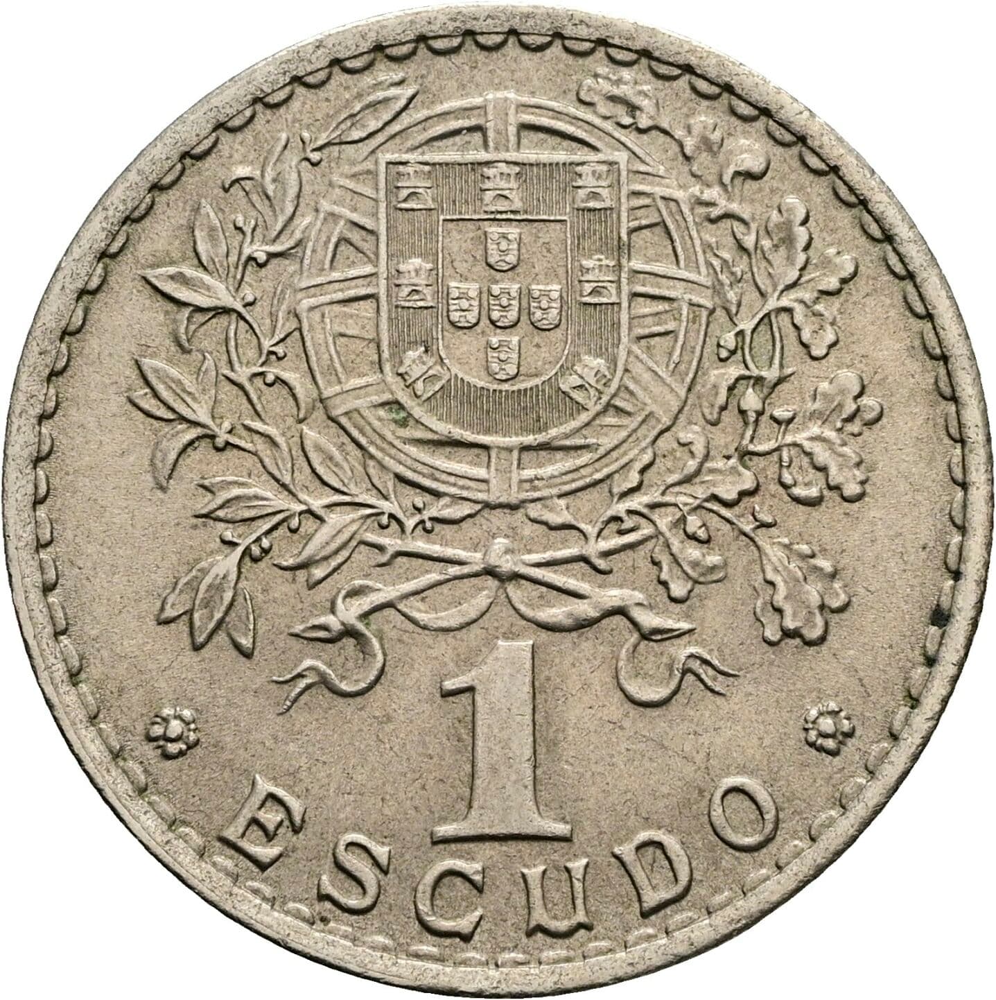 1 Escudo 1968 – Rückseite