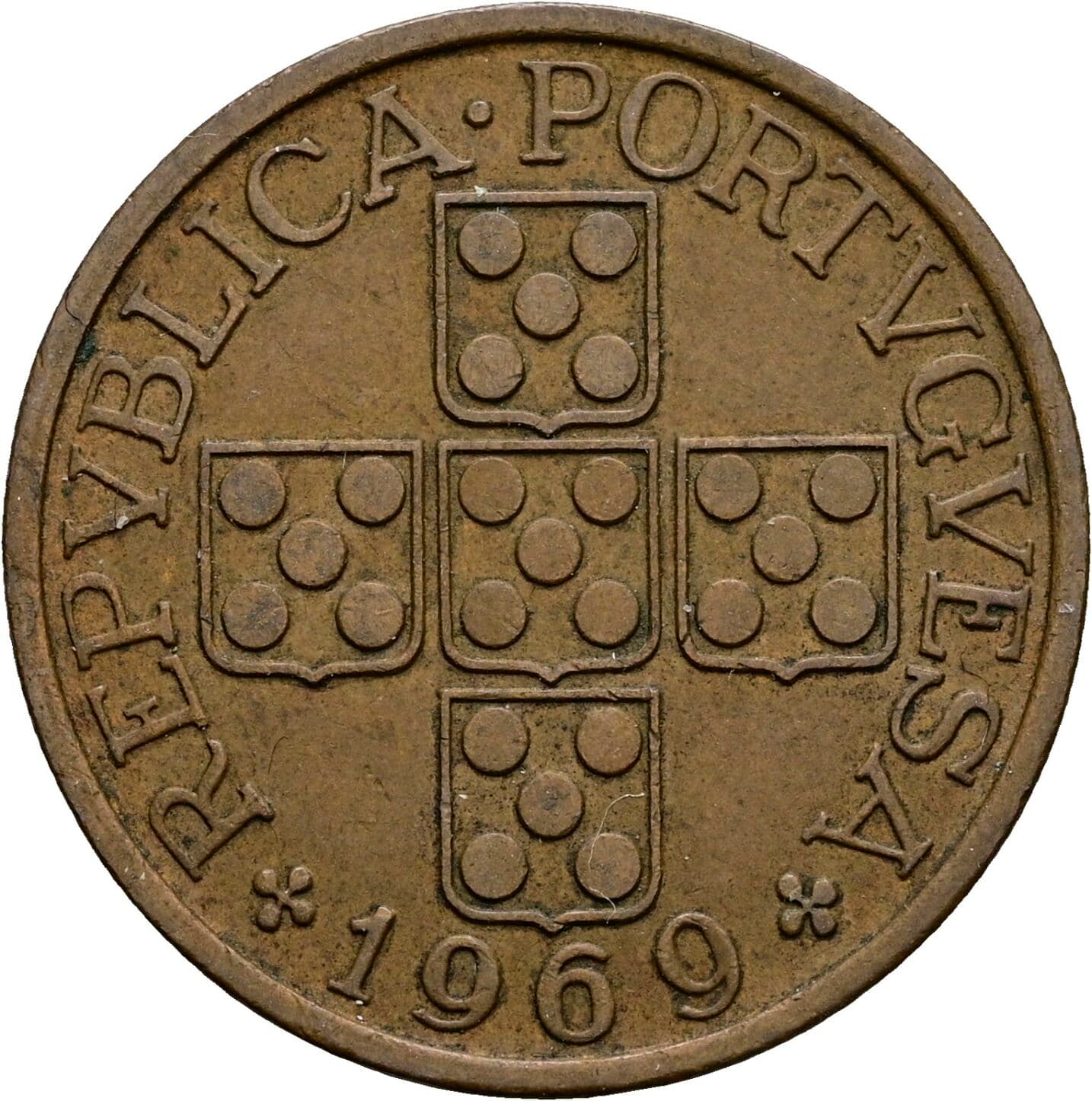 1 Escudo 1969 – Rückseite