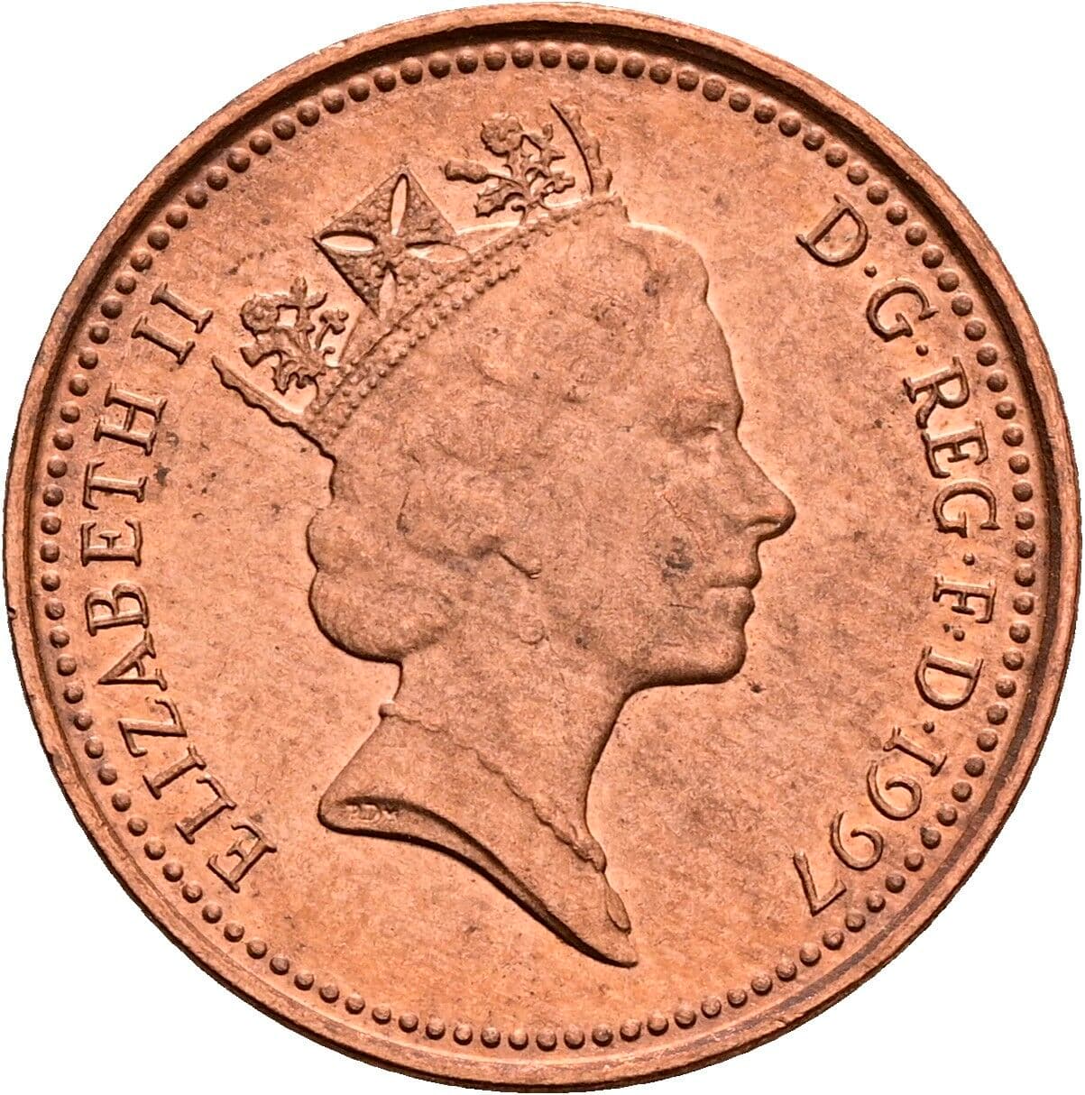 1 Penny 1997 – Vorderseite