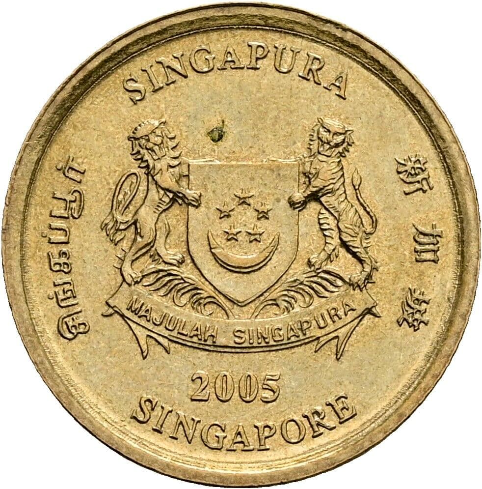 5 Cents 2005 – Rückseite