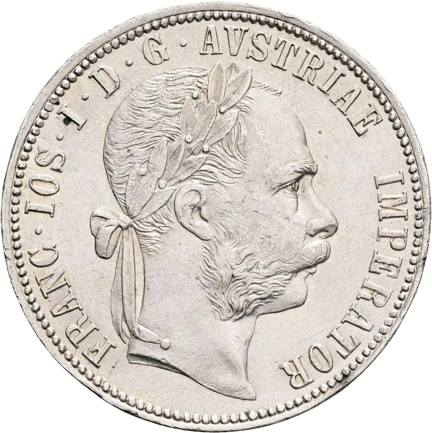 1 Gulden Franz Joseph I. 1848-1916 1889 – Vorderseite