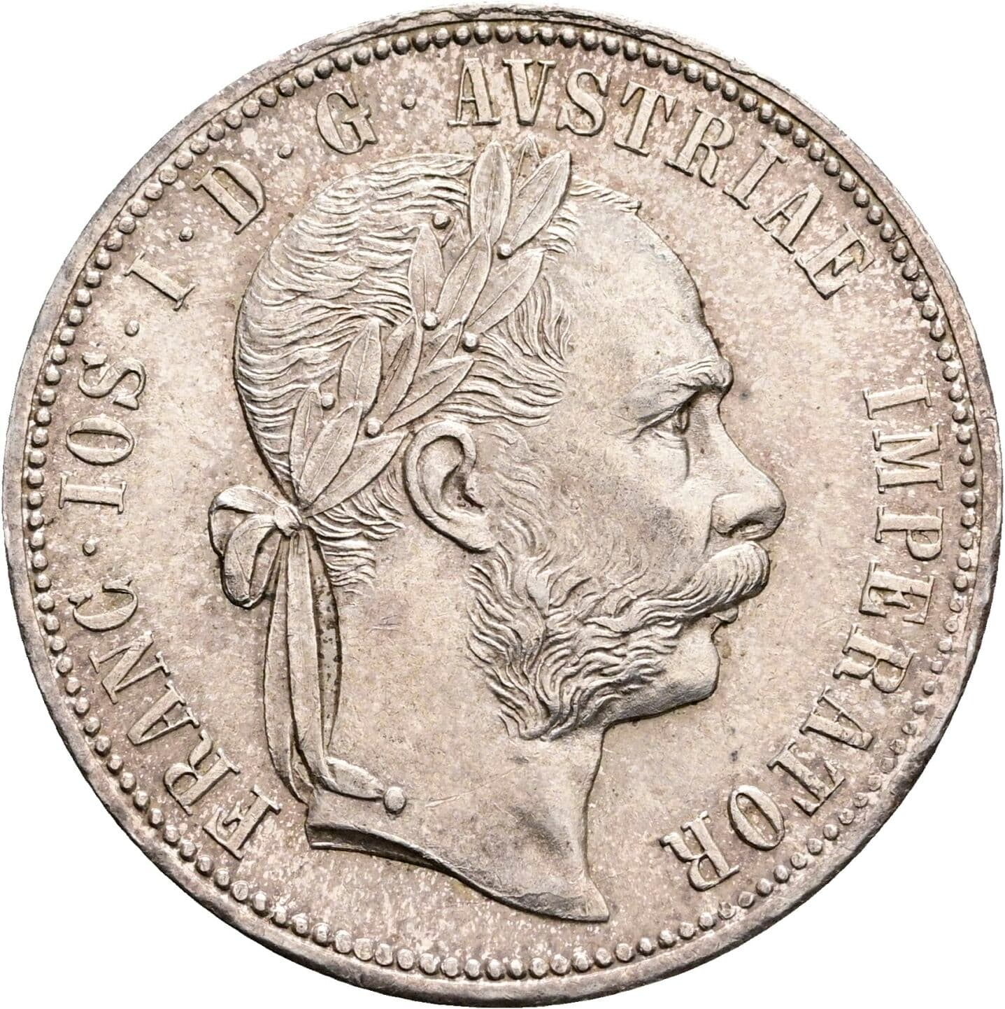 1 Gulden Franz Joseph I. 1848-1916 1879 – Vorderseite