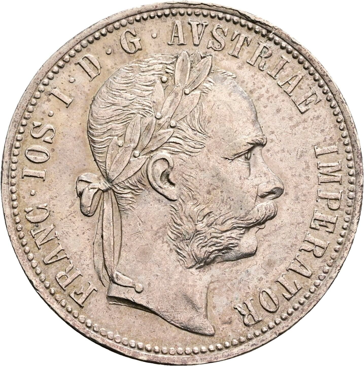 1 Gulden Franz Joseph I. 1848-1916 1888 – Vorderseite