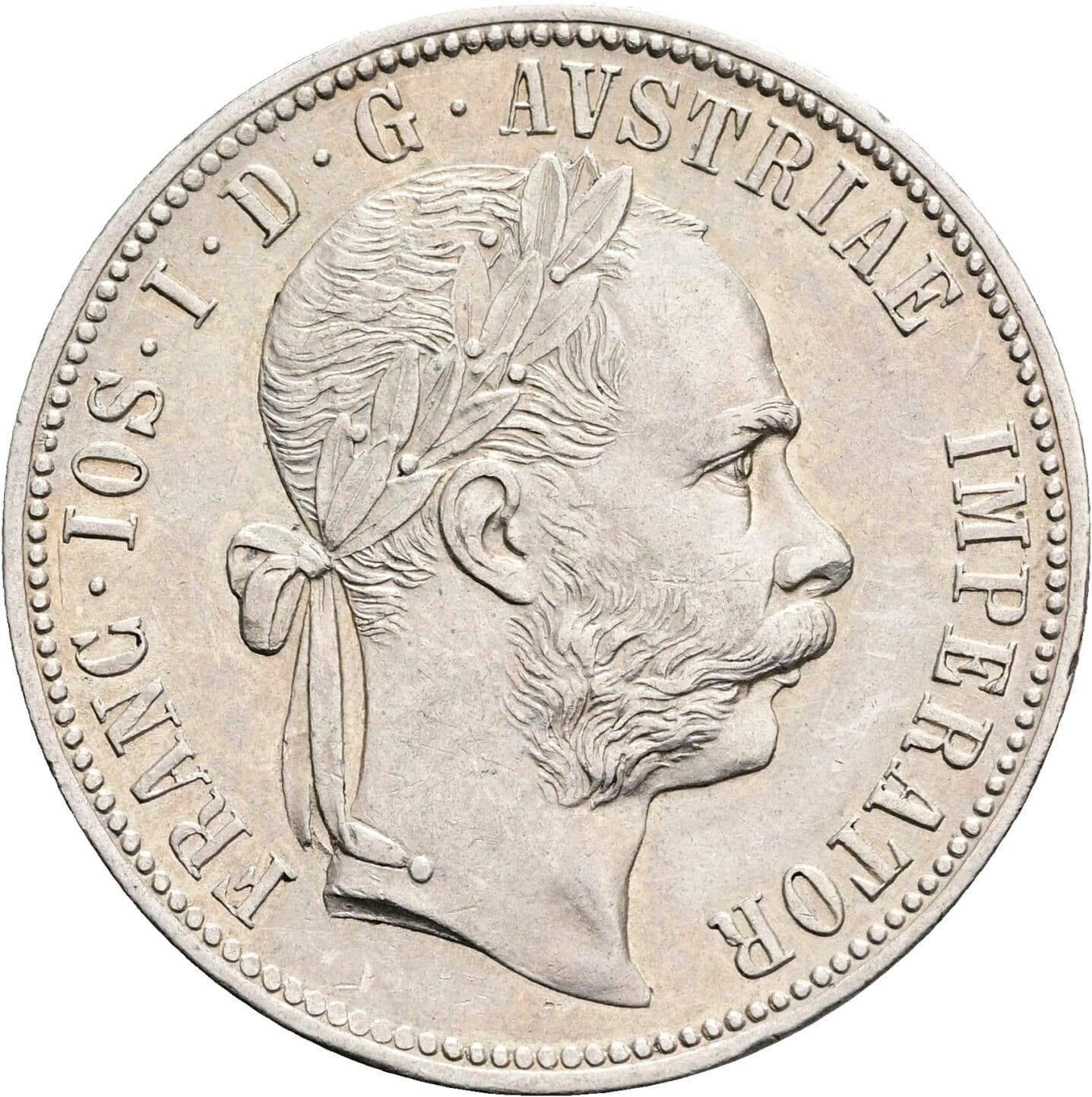 1 Gulden Franz Joseph I. 1848-1916 1891 – Vorderseite