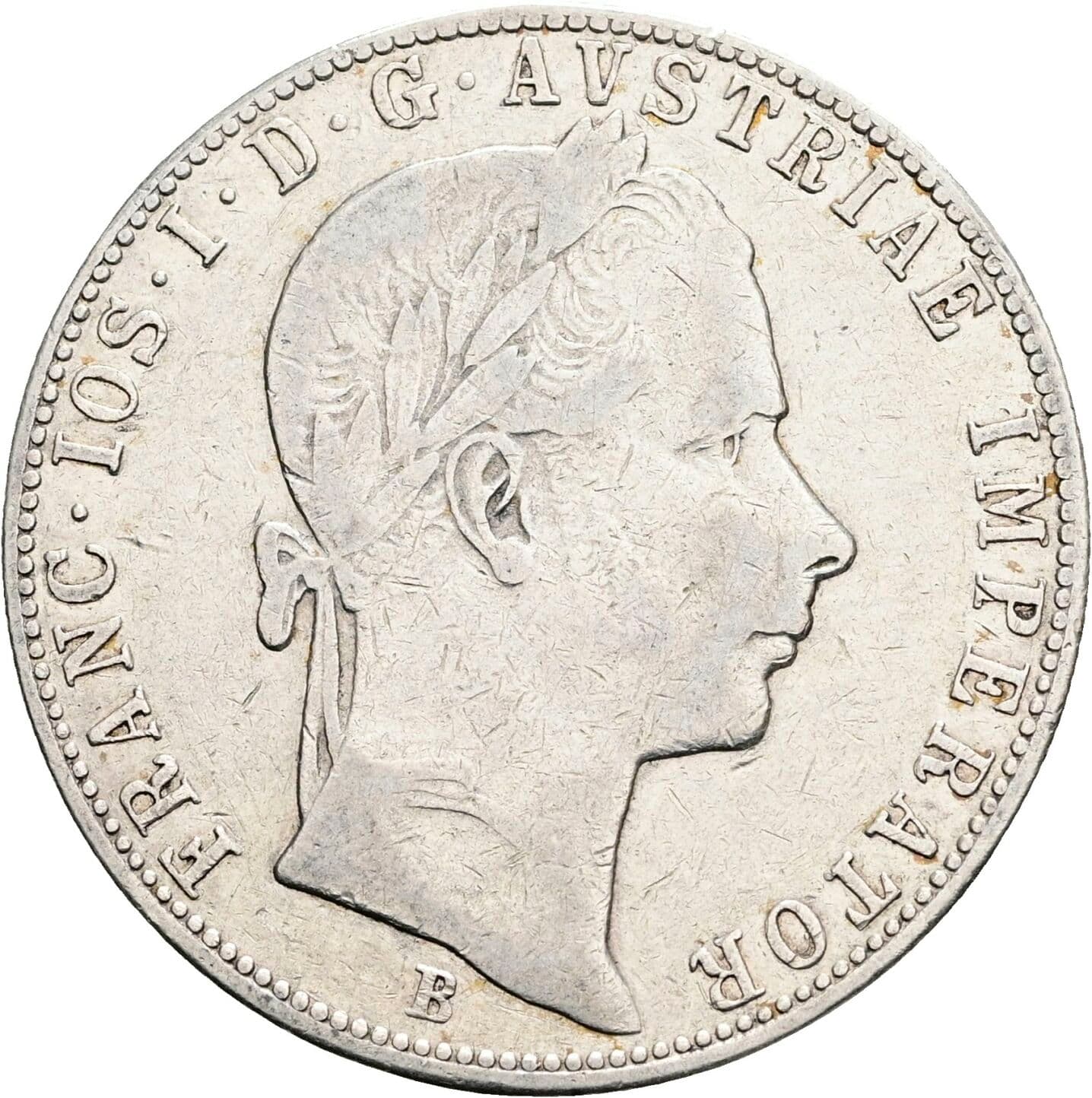 1 Gulden Franz Joseph I. 1848-1916 1859 B – Vorderseite