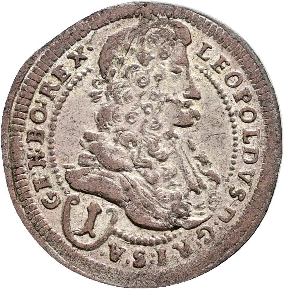 1 Kreuzer Leopold I. 1657-1705 1701 – Vorderseite