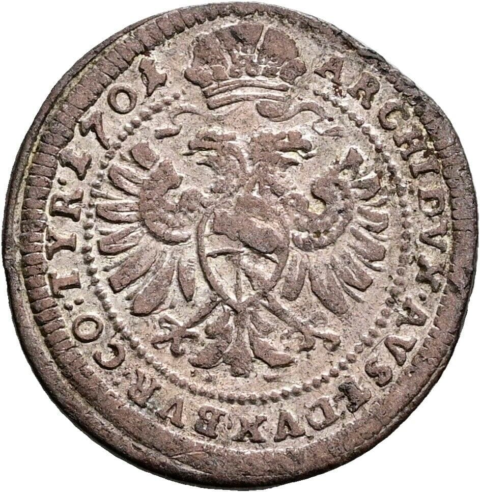 1 Kreuzer Leopold I. 1657-1705 1701 – Rückseite