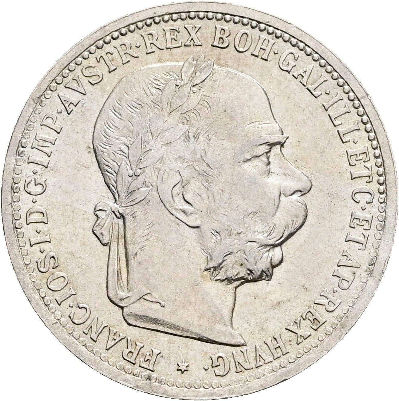 1 Krone Franz Joseph I. 1848-1916 1901 – Vorderseite