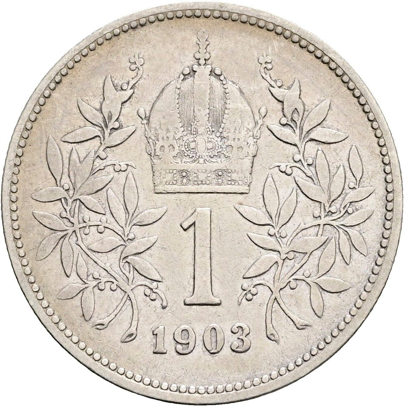 1 Krone Franz Joseph I. 1848-1916 1903 – Rückseite