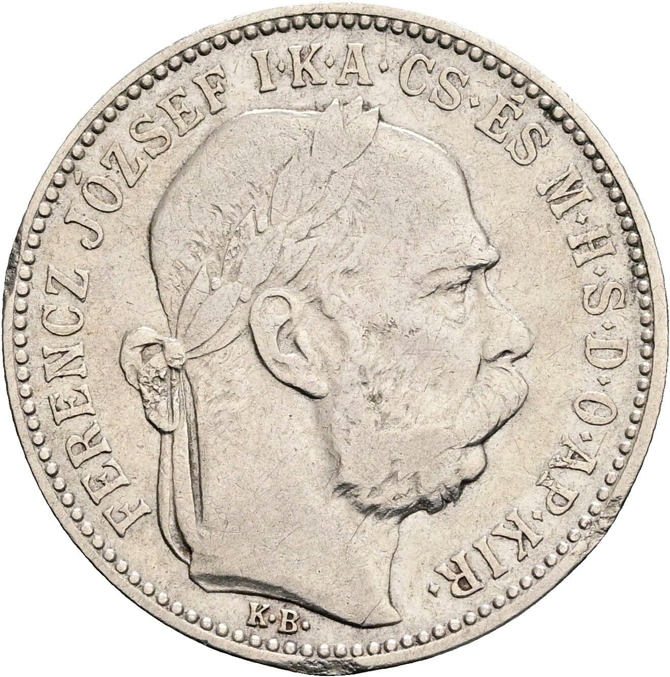 1 Korona Franz Joseph I. 1848-1916 1894 KB – Vorderseite