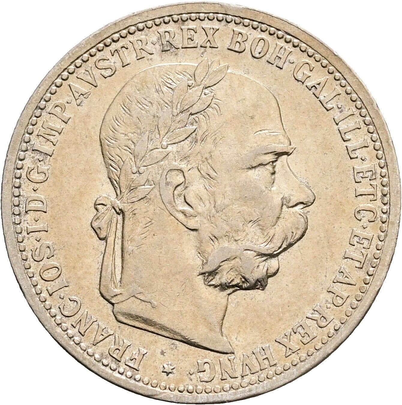 1 Krone Franz Joseph I. 1848-1916 1901 – Vorderseite