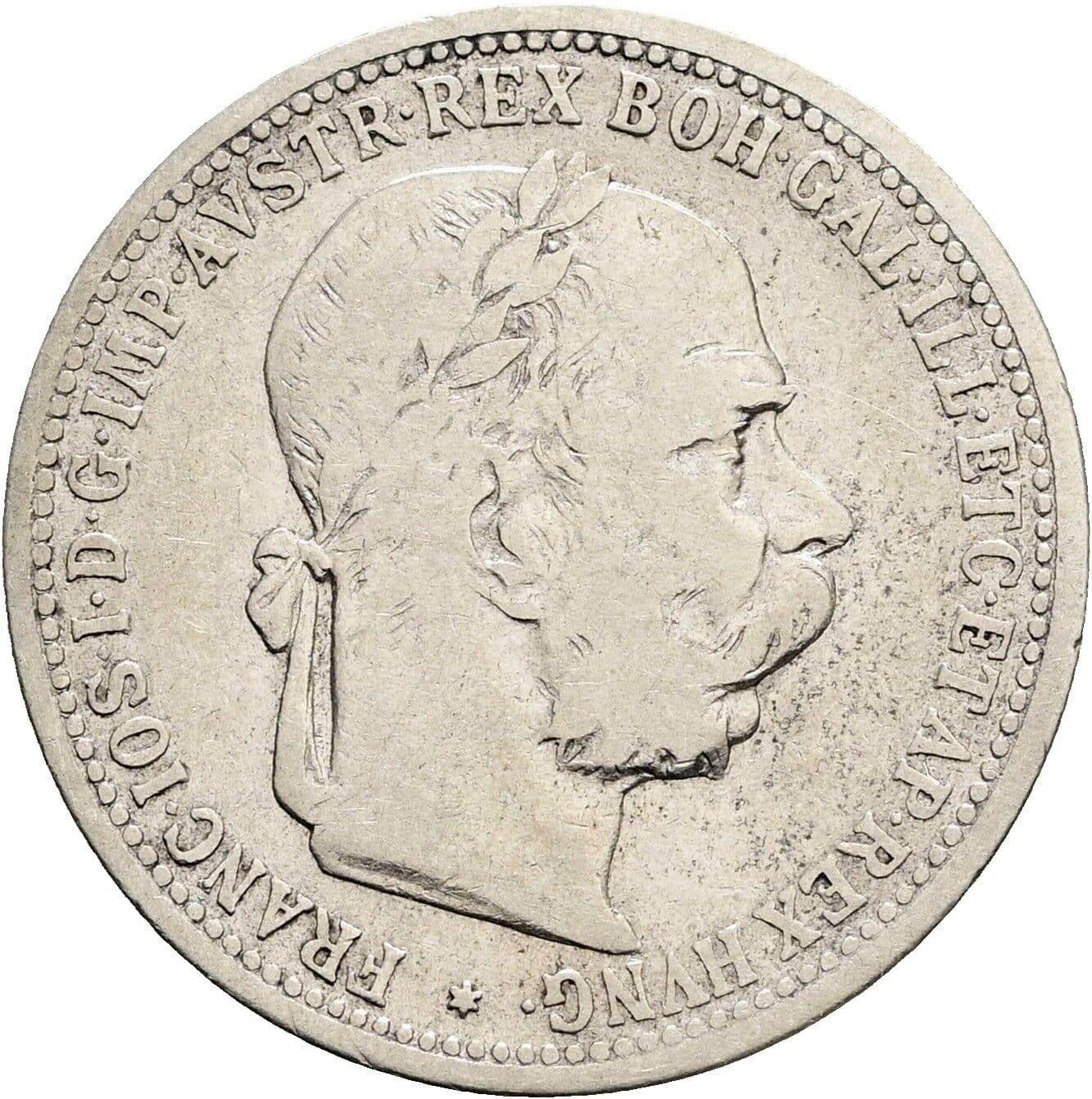 1 Krone Franz Joseph I. 1848-1916 1899 – Vorderseite