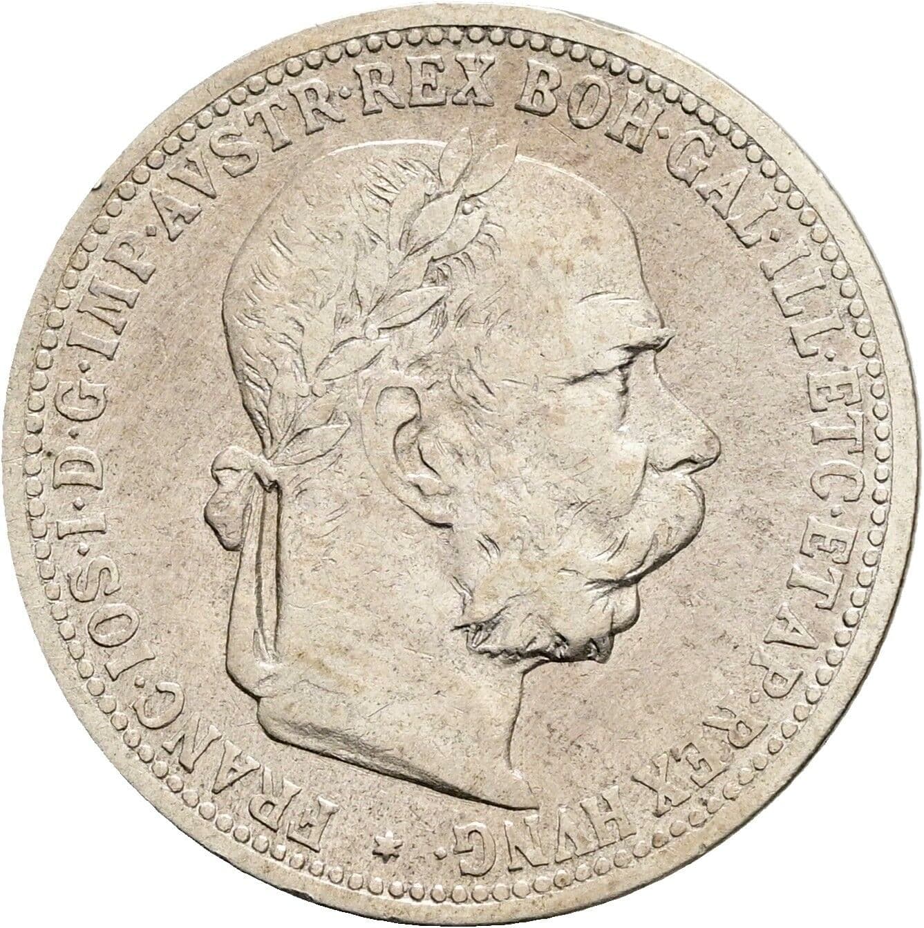 1 Krone Franz Joseph I. 1848-1916 1894 – Vorderseite