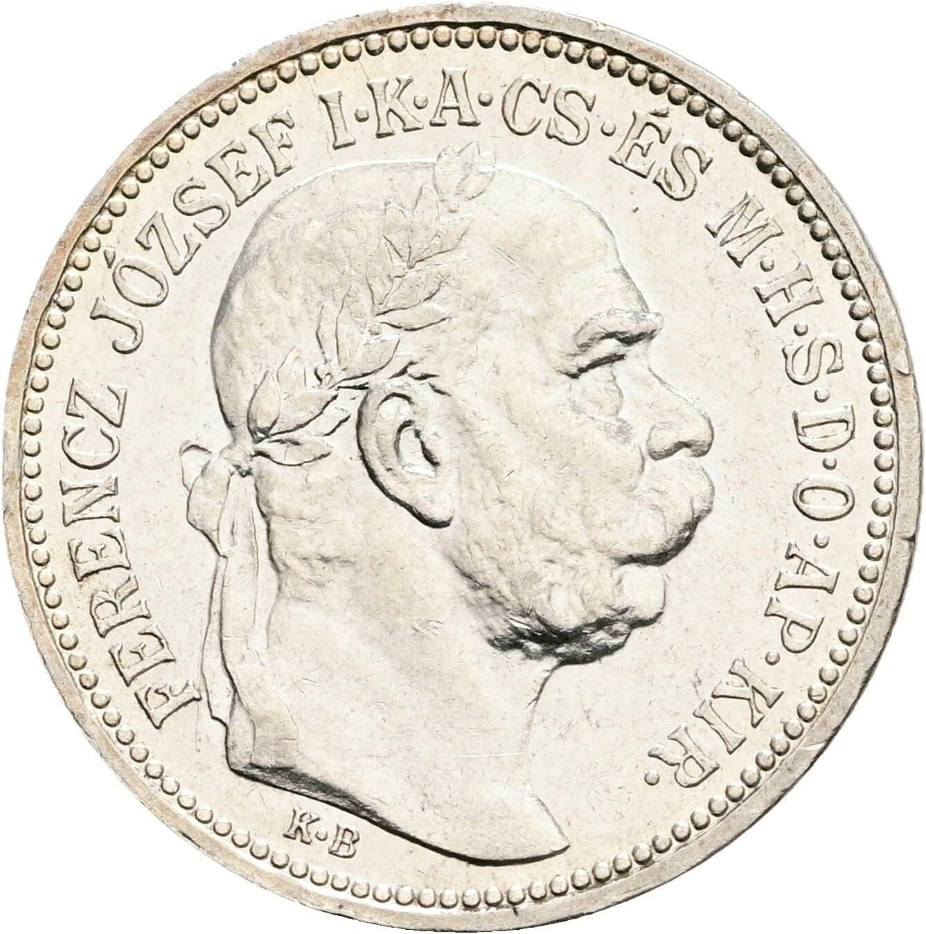 1 Korona Franz Joseph I. 1848-1916 1915 KB, Kremnitz – Vorderseite