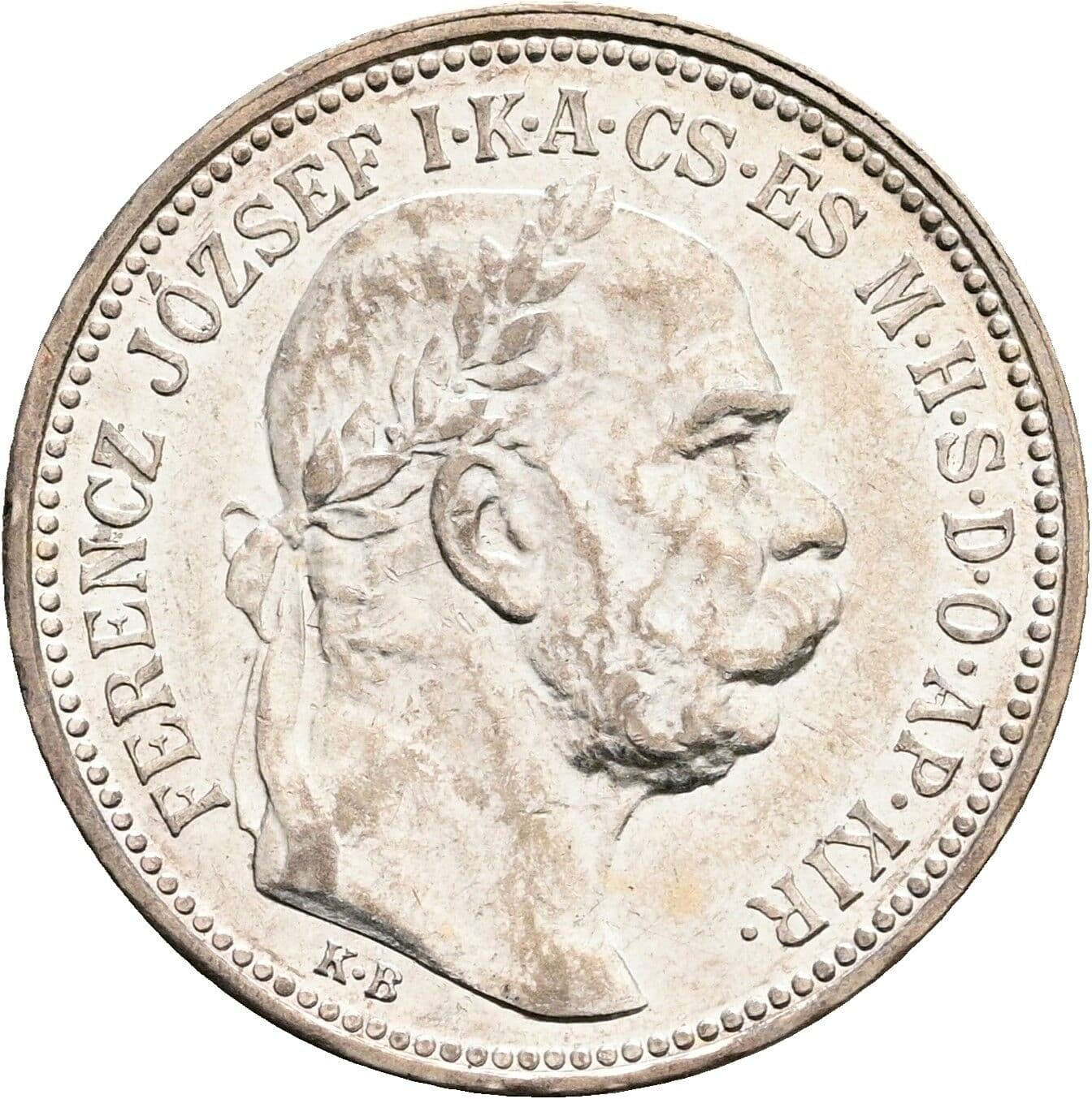 1 Korona Franz Joseph I. 1848-1916 1914 KB, Kremnitz – Vorderseite