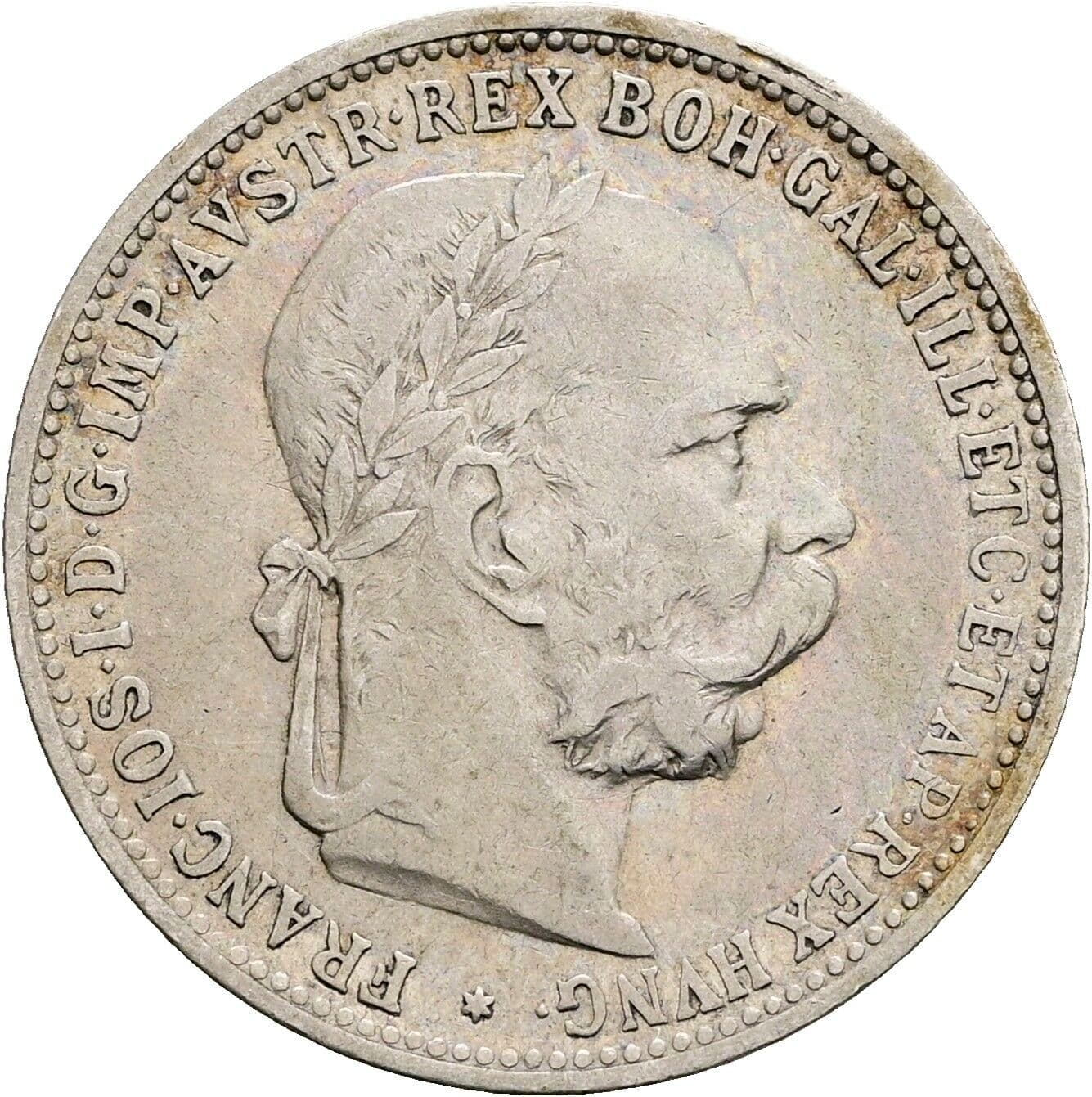 1 Krone Franz Joseph I. 1848-1916 1893 – Vorderseite