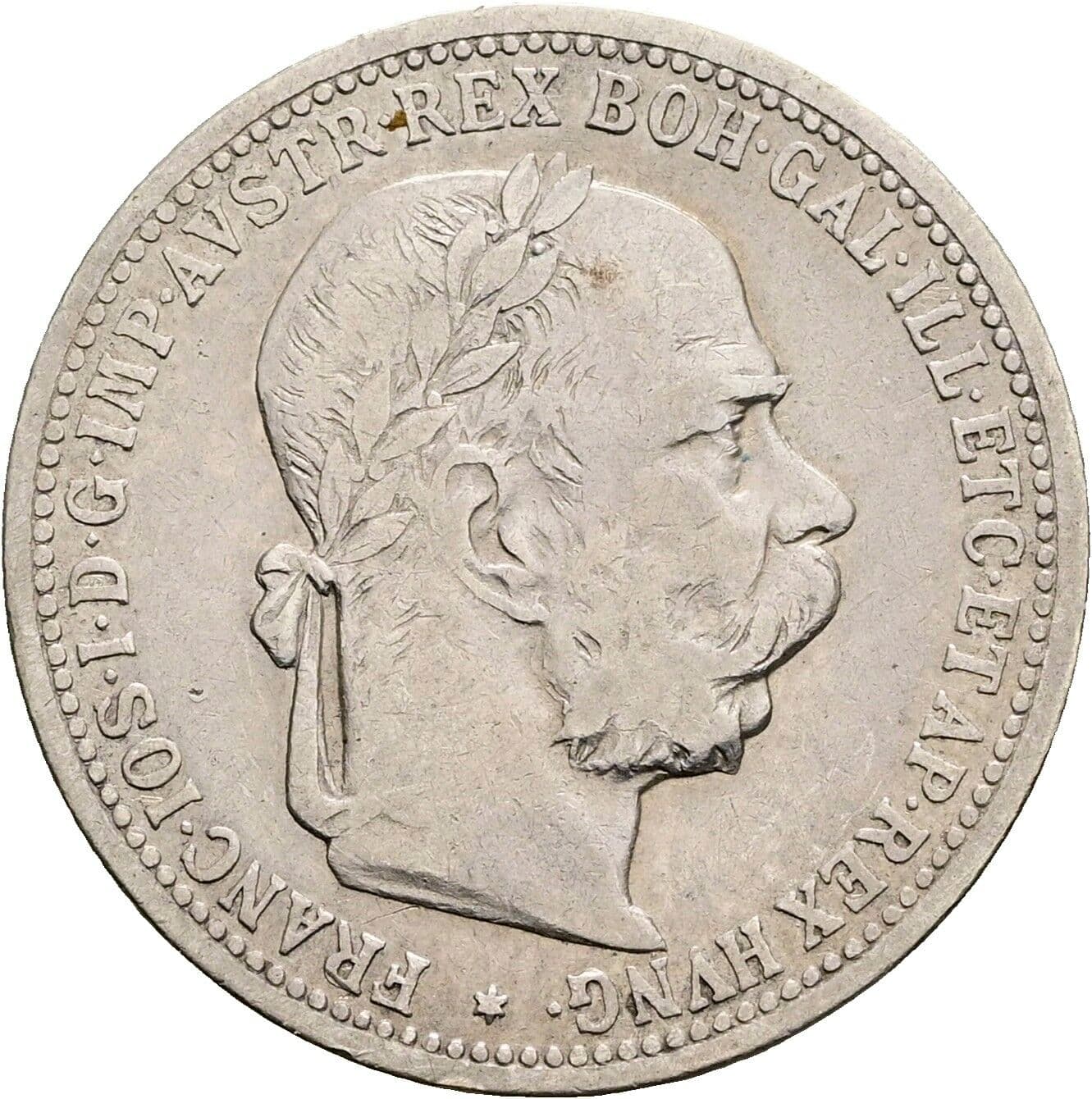 1 Krone Franz Joseph I. 1848-1916 1901 – Vorderseite