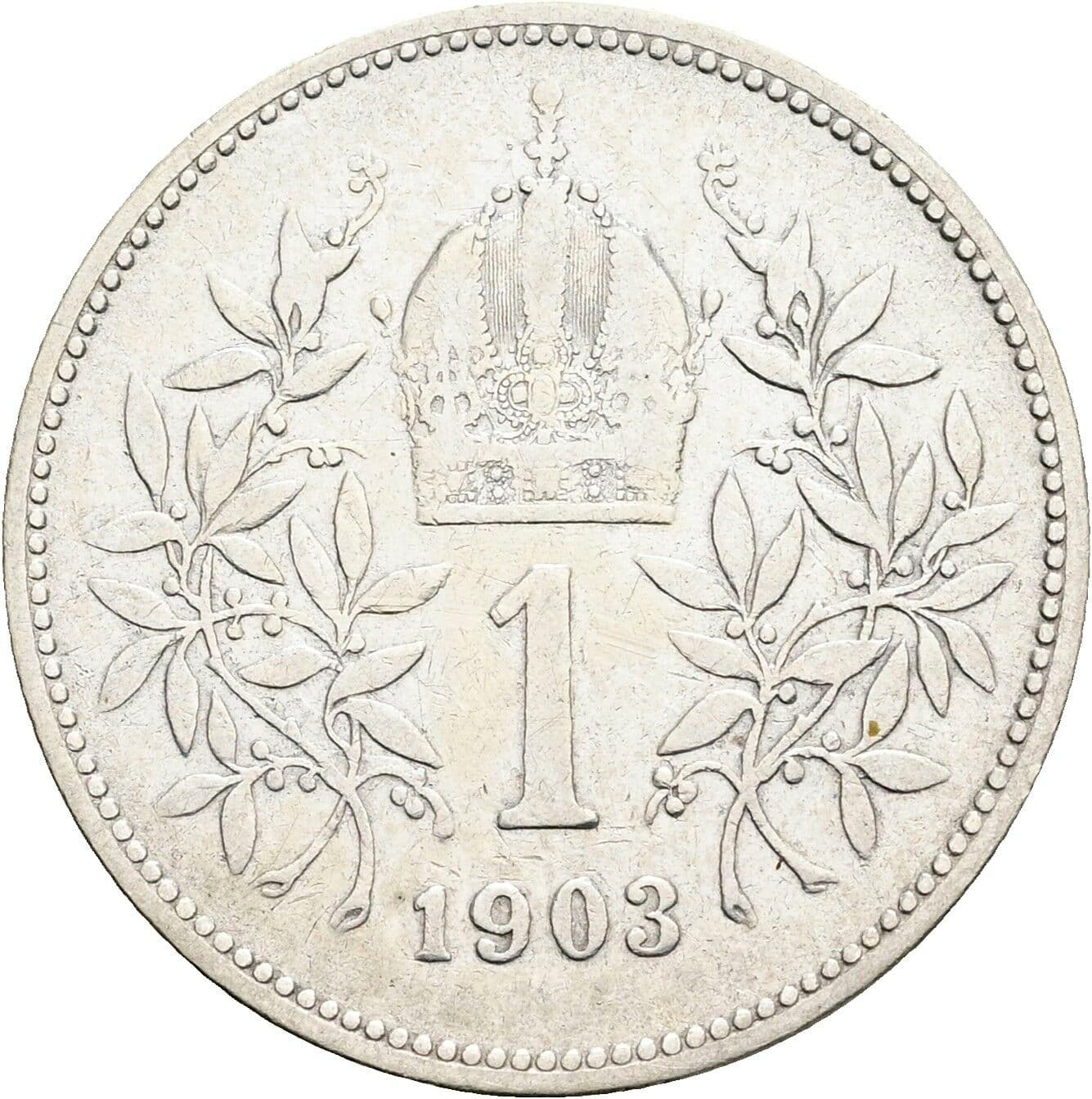 1 Krone Franz Joseph I. 1848-1916 1903 – Rückseite