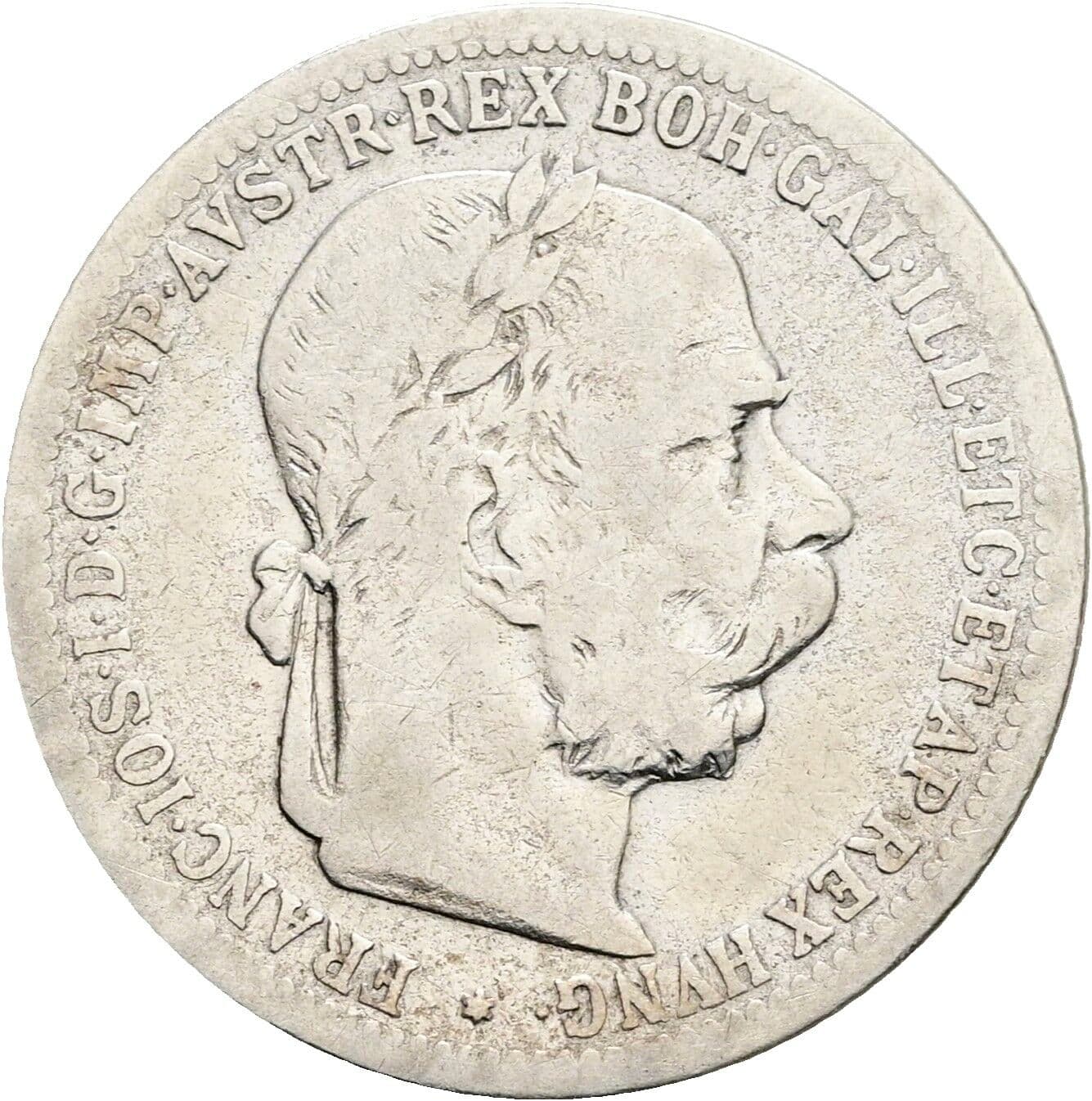1 Krone Franz Joseph I. 1848-1916 1897 – Vorderseite