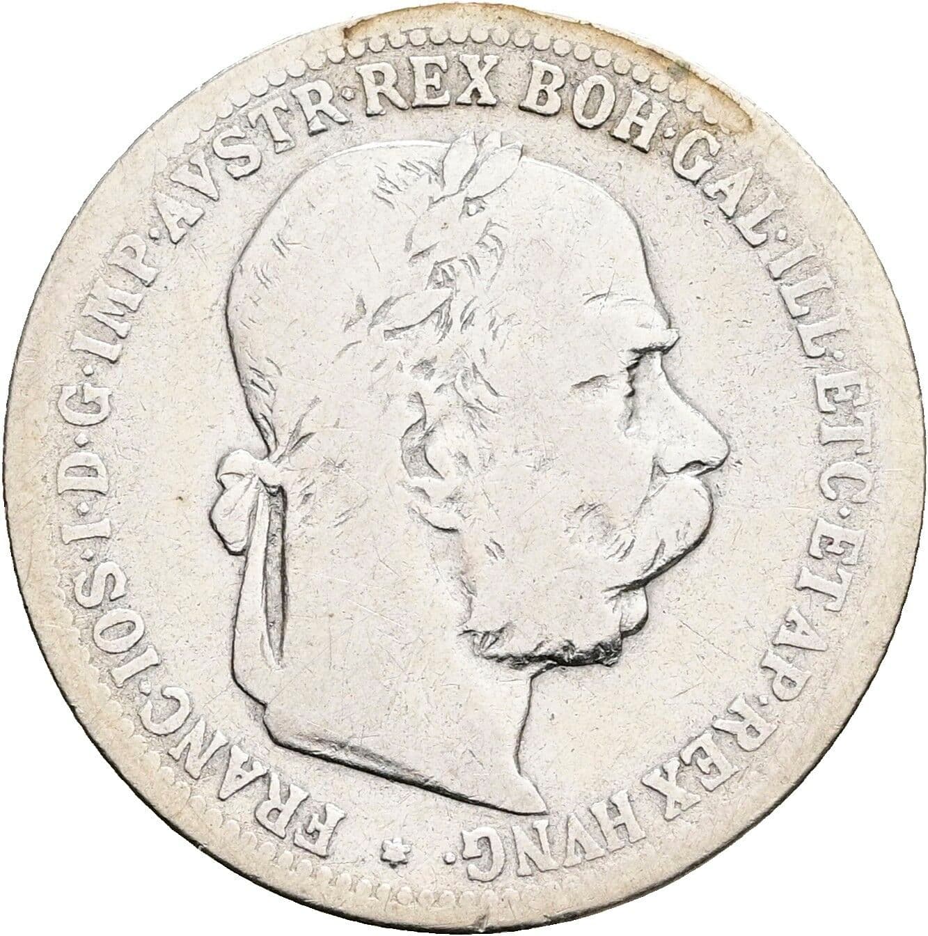 1 Krone Franz Joseph I. 1848-1916 1897 – Vorderseite
