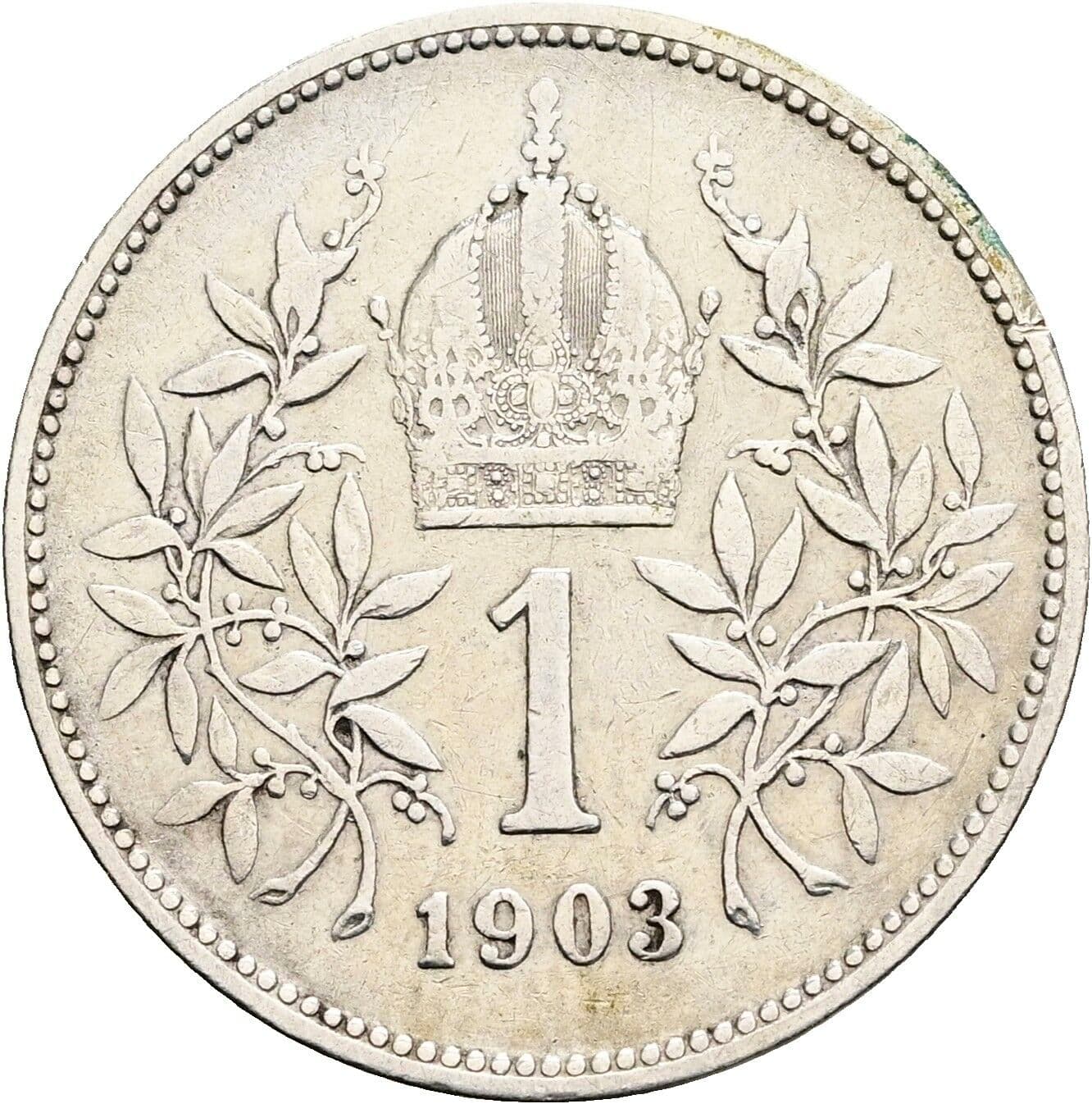 1 Krone Franz Joseph I. 1848-1916 1903 – Rückseite