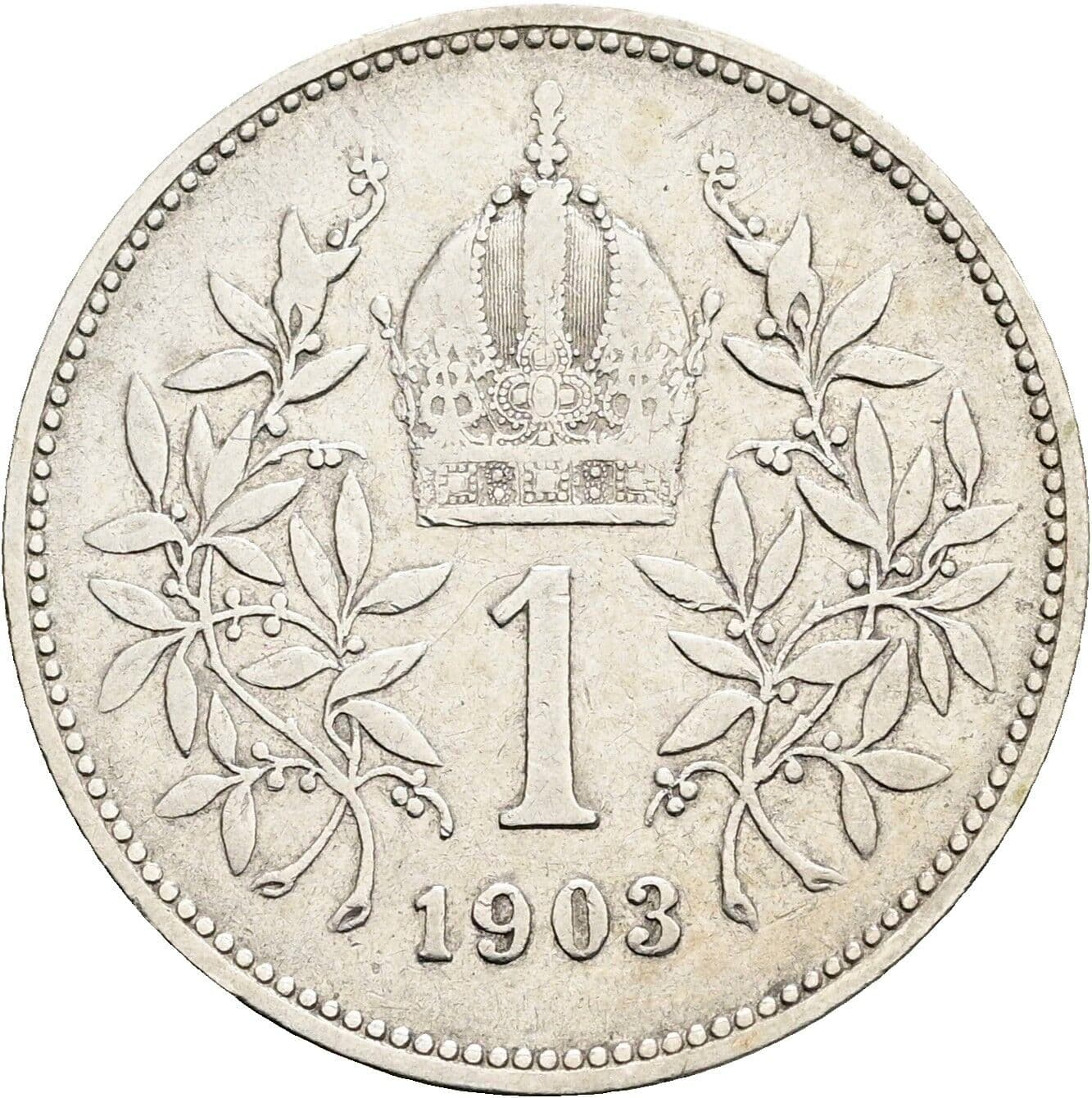 1 Krone Franz Joseph I. 1848-1916 1903 – Rückseite
