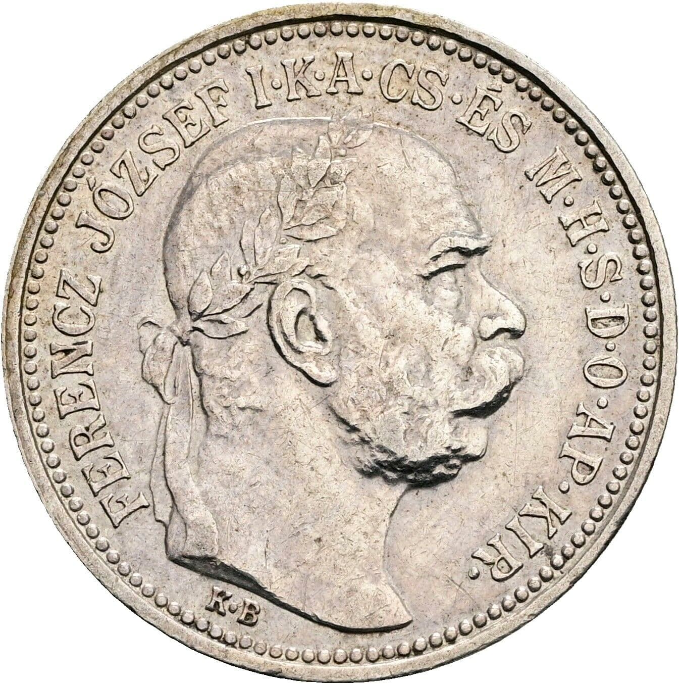 1 Korona Franz Joseph I. 1848-1916 1912 KB, Kremnitz – Vorderseite